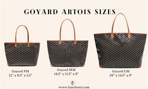 goyard mm vs gm|goyard size pm or gm.